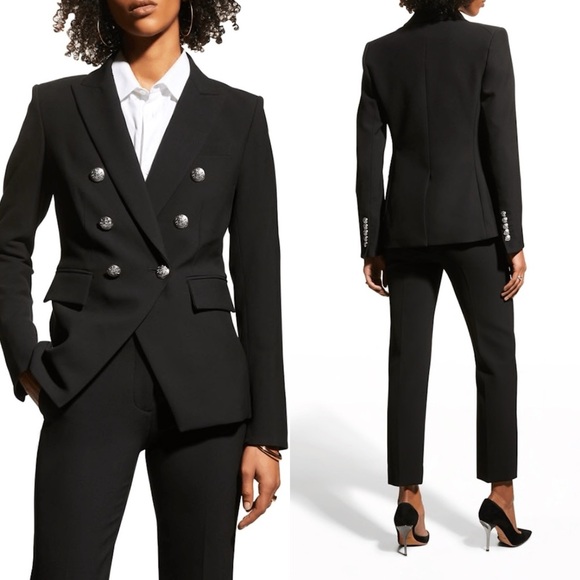 VERONICA BEARD Empire Linen Dickey Jacket Black Sz 14 - Picture 12 of 12